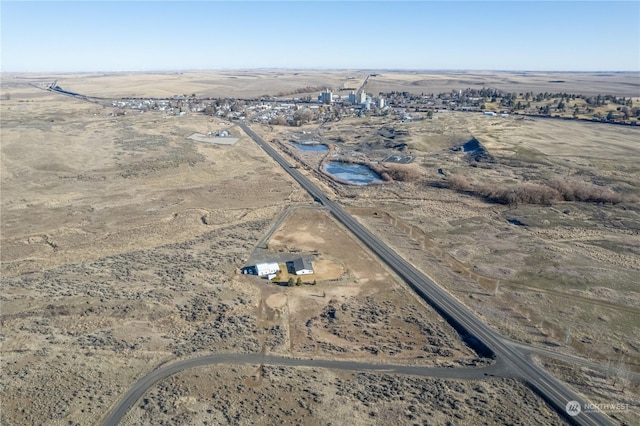 drone / aerial view featuring a rural view