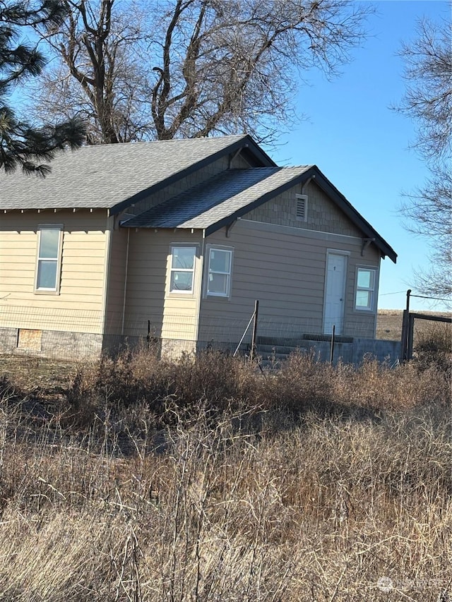 view of side of home