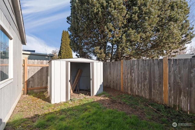 view of outbuilding