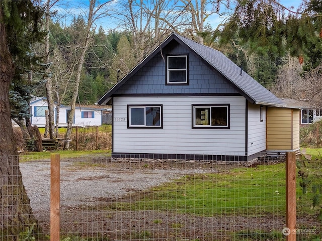 view of back of property