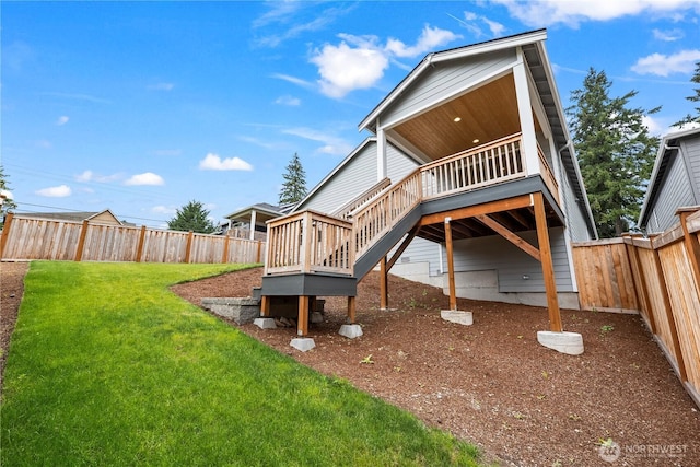 6612 6th St E, Tacoma, WA 98424 - view of play area featuring a wooden deck and stairway