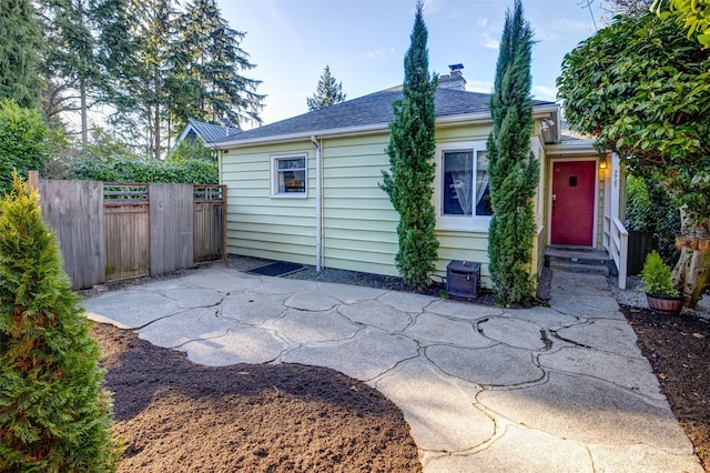 exterior space featuring a patio area