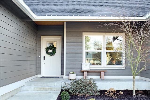 entrance to property with covered porch