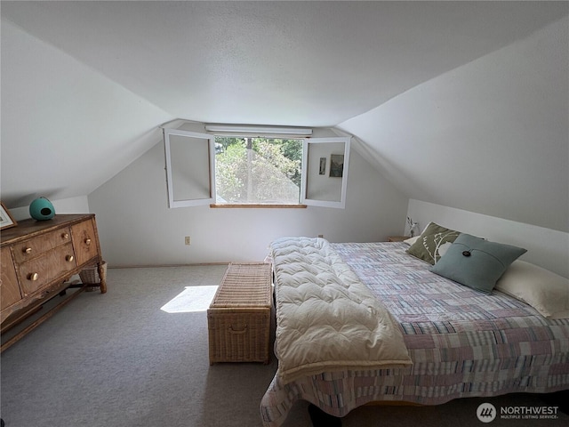 292 Robison Ln, Chelan, WA 98816 - carpeted bedroom with vaulted ceiling