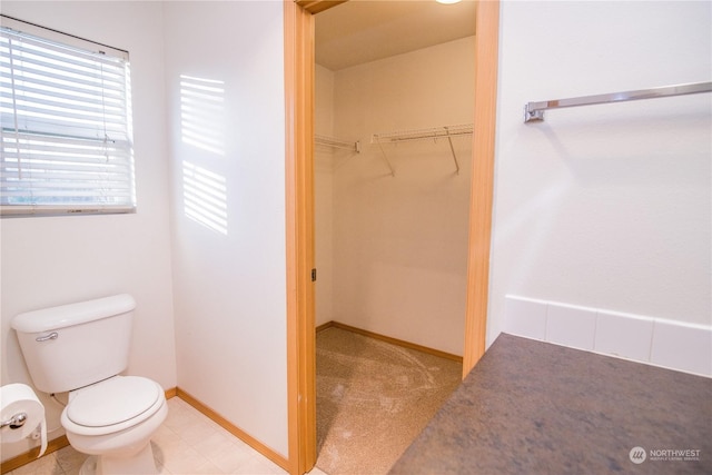 bathroom featuring toilet