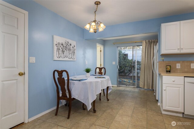 2804 M Ave, Anacortes, WA 98221 - dining room featuring a notable chandelier
