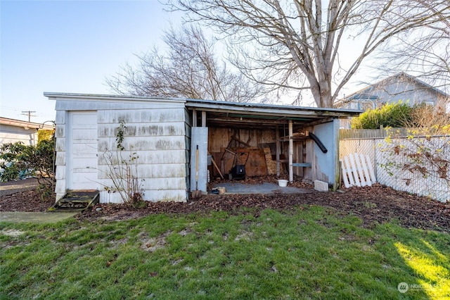 2804 M Ave, Anacortes, WA 98221 - view of outdoor structure featuring a yard