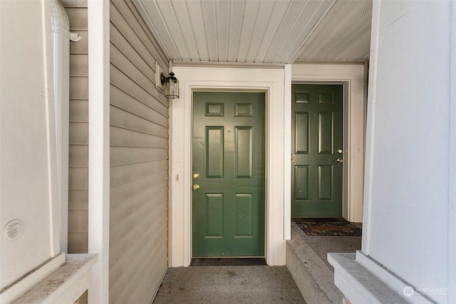 view of entrance to property