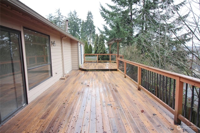 view of deck