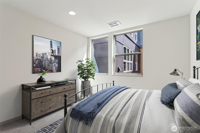4407 42nd Ave SW Unit D, Seattle, WA 98116 - bedroom with visible vents and carpet flooring