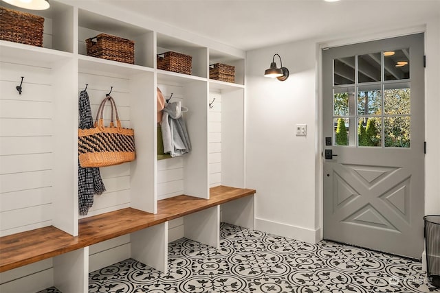 view of mudroom