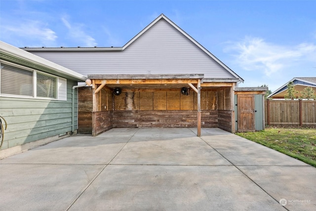 view of rear view of house