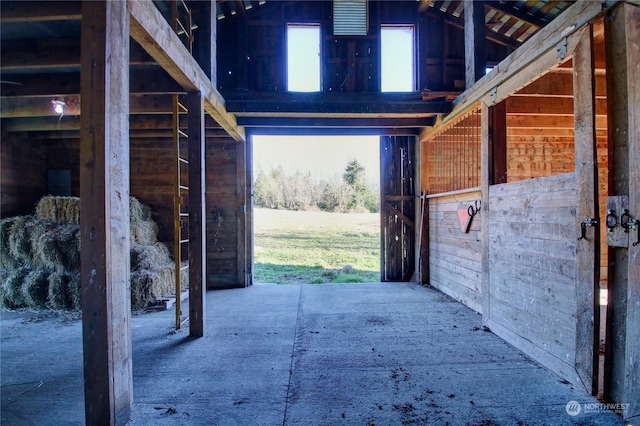 view of stable