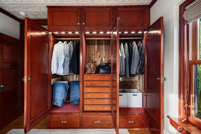 view of closet