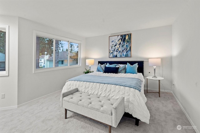 bedroom featuring carpet floors