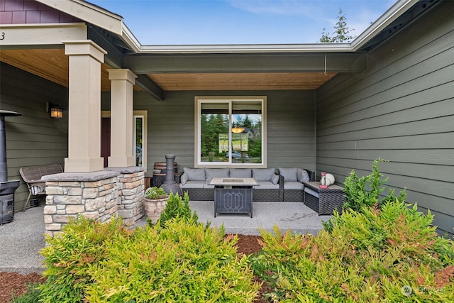 view of patio / terrace with outdoor lounge area