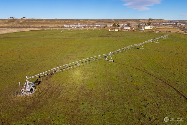 bird's eye view featuring a rural view