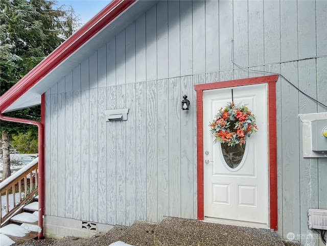 view of entrance to property