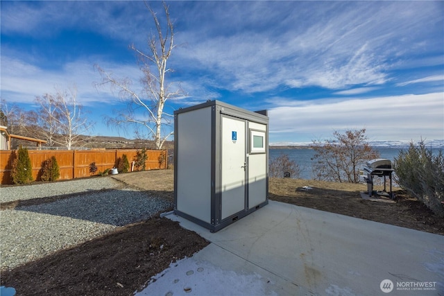 view of outbuilding