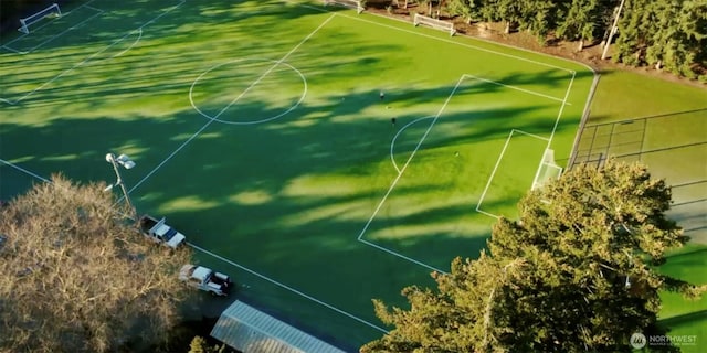 view of basketball court