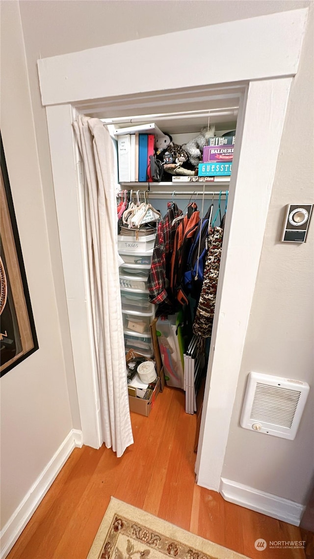 view of closet