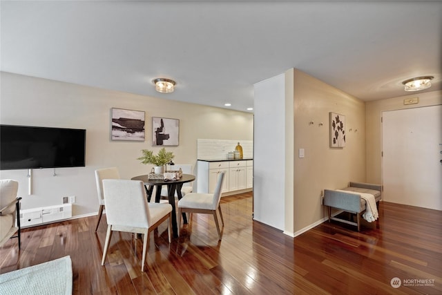 dining room featuring hardwood / wood-style floors