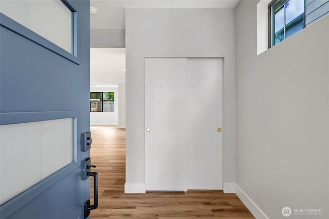 21402 E 39th Dr SE Unit A, Bothell, WA 98021 - entryway with wood finished floors and baseboards