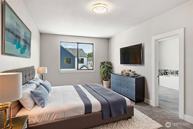 21402 39th Dr SE Unit A, Bothell, WA 98021 - carpeted bedroom featuring baseboards
