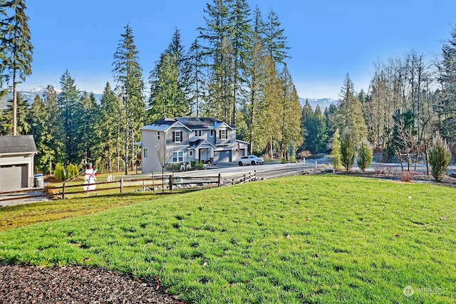 view of yard