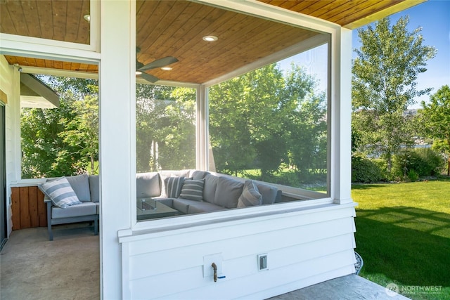 33 Hard Cider Dr, Oroville, WA 98844 - view of patio with an outdoor living space