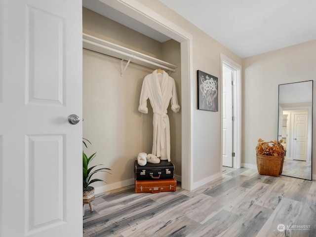 view of closet