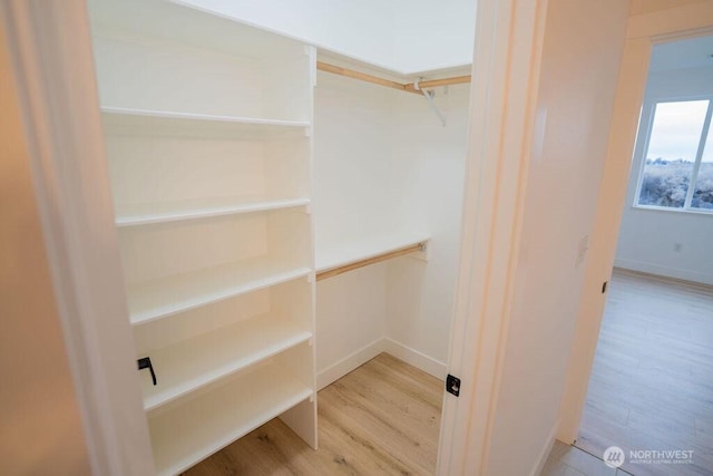 1300 Marina Dr Unit 12, Moses Lake, WA 98837 - spacious closet featuring wood finished floors