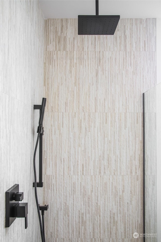 details with walk in shower