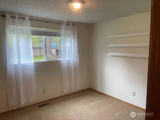 22507 SE 304th Pl, Black Diamond, WA 98010 - empty room with a textured ceiling, carpet, and baseboards