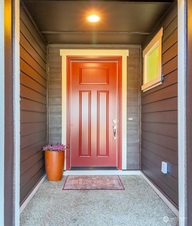 view of entrance to property