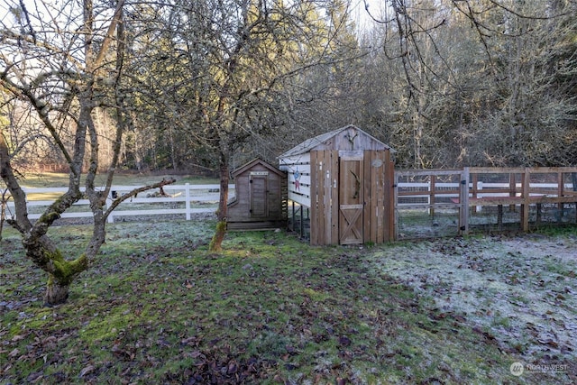 view of outbuilding