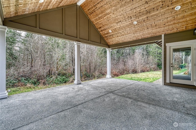 view of patio