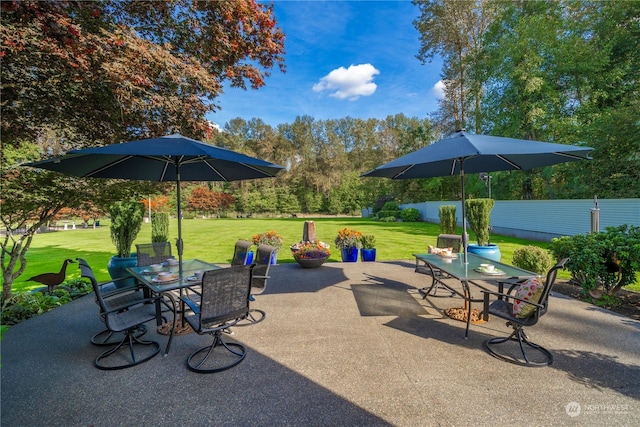 view of patio