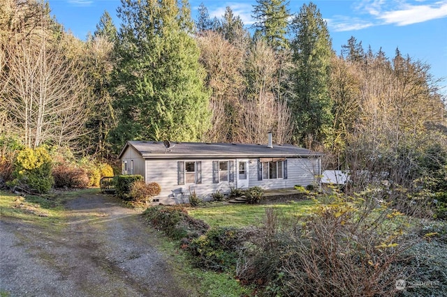 view of ranch-style house