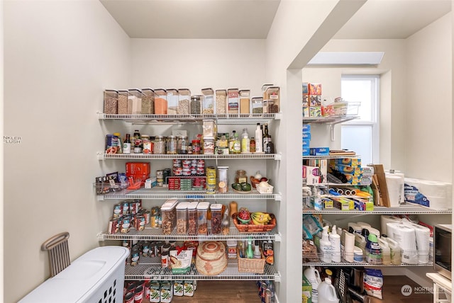 view of pantry