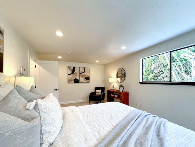 bedroom featuring carpet floors