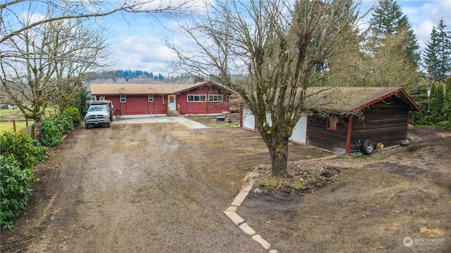 view of ranch-style house