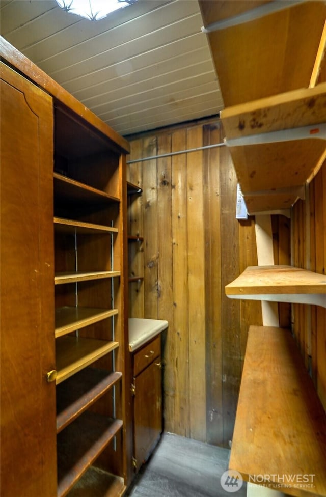 view of storage room