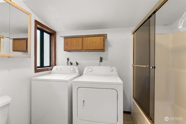 laundry area featuring separate washer and dryer