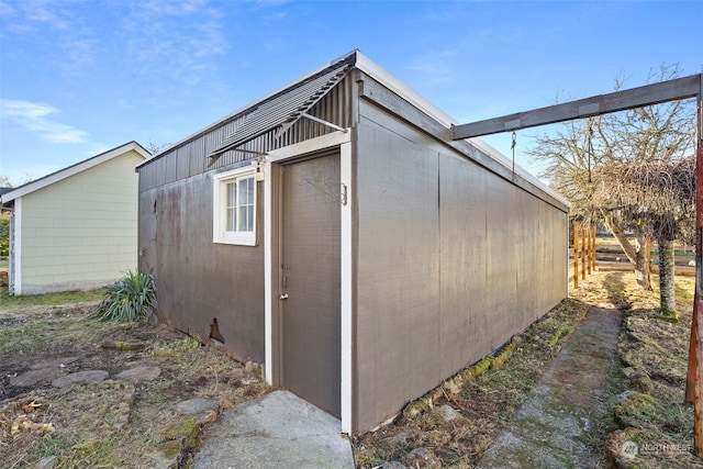 view of outbuilding