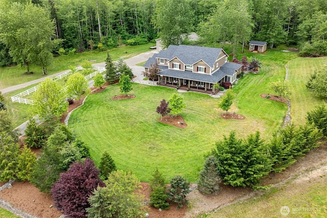 17341 Citori Pl NW, Poulsbo, WA 98370 - aerial view of property and surrounding area