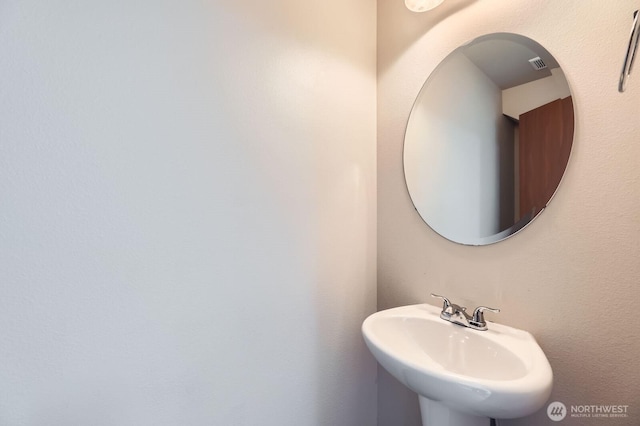 bathroom with a sink