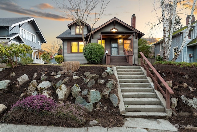 bungalow with a porch