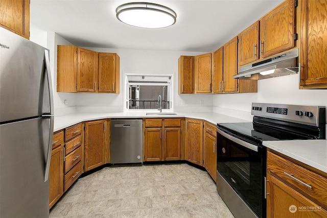 kitchen featuring sink and stainless steel appliances