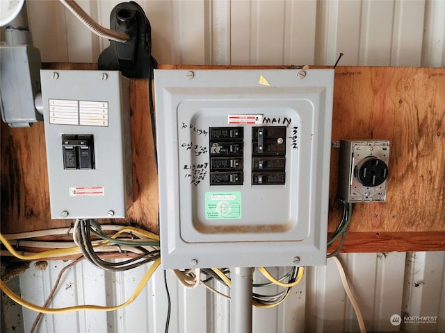 utilities with electric panel